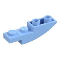 Brick Curved Inverted 4 x 1 em Azul vivo claro