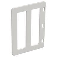 Duplo Door with Two Long Window Panes