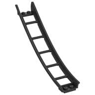Vehicle Track, Roller Coaster Ramp Large Lower Part, 6 Bricks Elevation em Titânio perolado