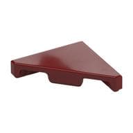Tile 45° Cut 2 x 2 (Triangle) em Vermelho escuro