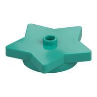 Plate Special 5-Point Star 4 x 4 2/3 with One Stud