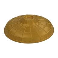 Hat Conical Asian with Raised Center em Dourado perolado