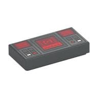 Tile 1 x 2 with Controls Print