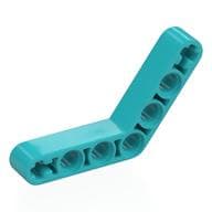 Technic Beam 1 x 7 Bent (4 - 4) Thick em Celeste médio