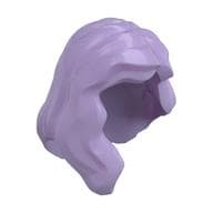 Hair Mid-Length with Part over Front of Right Shoulder em Lavanda
