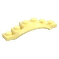Wheel Arch, Mudguard, 1 1/2 x 6 x 1 [Arch Extended] em Amarelo vivo claro