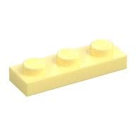 Plate 1 x 3 em Amarelo vivo claro