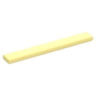 Tile 1 x 8 with Groove em Amarelo vivo claro