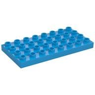 Duplo Plate 4 x 8 em Celeste escuro