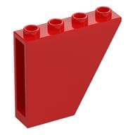 Brick Sloped Inverted 60° 1 x 4 x 3 em Vermelho