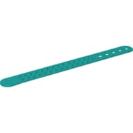 DOTS Bracelet 2 Stud Wide em Turquesa escuro