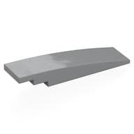 Brick Curved 8 x 2 No Studs em Cinza azulado claro