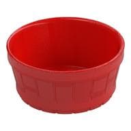 Barrel Half Large with Axle Hole em Vermelho