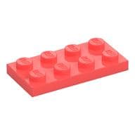 Plate 2 x 4 em Coral