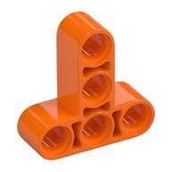 Technic Beam 3 x 3 T-Shape Thick em Laranja