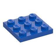 Plate 3 x 3 em Azul