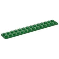 Plate 2 x 14 em Verde