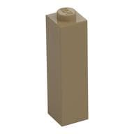 Brick 1 x 1 x 3 em Bege escuro