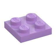 Plate 2 x 2 em Lavanda médio