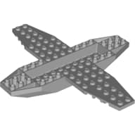 Plane, Bottom 18 x 16 x 1 x 1 1/3 em Cinza azulado claro