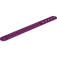 DOTS Bracelet 2 Stud Wide em Magenta