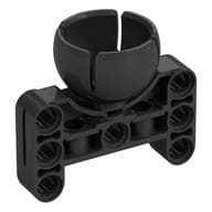 Technic Beam 3 x 5 with Ball And Castor Joint em Titânio perolado