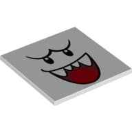 Tile 6 x 6 with King Boo Face Print