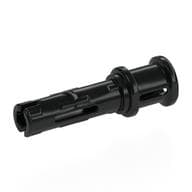Technic Pin Long with Friction Ridges Lengthwise and Stop Bush [2 Lateral Holes, Small Pin Hole]