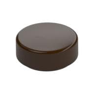 Tile Round 1 x 1 em Marrom escuro