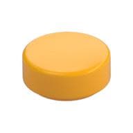Tile Round 1 x 1 em Laranja vivo claro