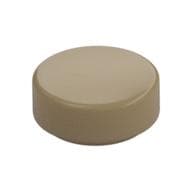 Tile Round 1 x 1 em Bege escuro