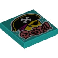 Tile 2 x 2 with Pirate Voice Print