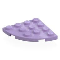 Plate Round Corner 4 x 4 em Lavanda