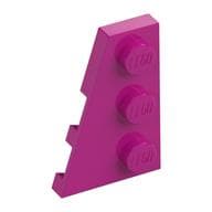 Wedge Plate 3 x 2 Left em Magenta