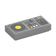 Tile 1 x 2 with Controls, Slides, Joystick Print
