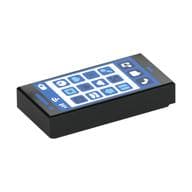 Tile 1 x 2 with Smart Phone, Icons Print