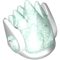 Minifig Head Special, Alien DJ, with Opal Trans-Light Blue Visor Pattern