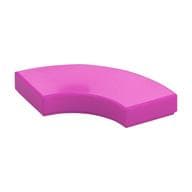 Tile 2 x 2 Curved, Macaroni em Rosa escuro
