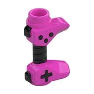 Game Controller / Weapon Hilt with Black Buttons Pattern em Rosa escuro