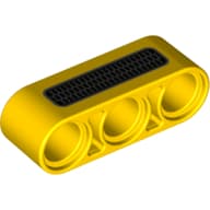 Technic Beam 1 x 3 Thick with Grill Print