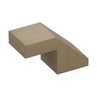 Brick Sloped 45° 2 x 1 with 2/3 Inverted Cutout and no stud em Bege escuro