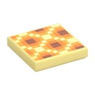 Tile 2 x 2 with Pixelated Honeycomb Print
