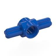 Technic Pin Connector Hub with 2 Axles em Azul