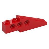 Technic Slope Long 1 x 6 with 3 Pin Holes em Vermelho