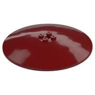 Dish 10 x 10 Inverted (Radar) with Solid Studs em Vermelho escuro