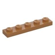 Plate 1 x 5 em Nougat médio