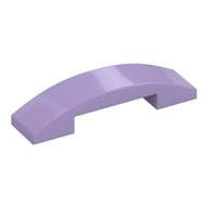 Brick Curved 4 x 1 Double, No Studs em Lavanda