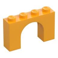 Brick Arch 1 x 4 x 2 em Laranja vivo claro