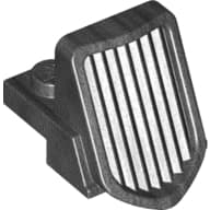 Grille 1 x 2 x 2 2/3 Sloping em Titânio perolado