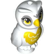 Animal, Bird, Owl Baby Yellow Chest, Eyes, Beak Print